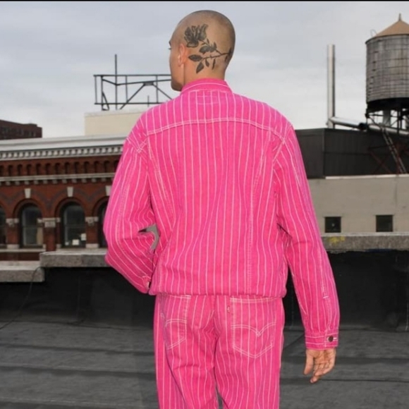 Supreme x Levi's Strauss Pink Jacket - Picture 3 of 3